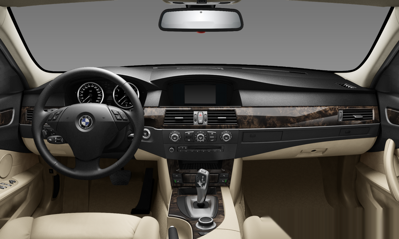 Interior of BMW 523i (E60 (MUE)), VIN WBANU11000CW42194