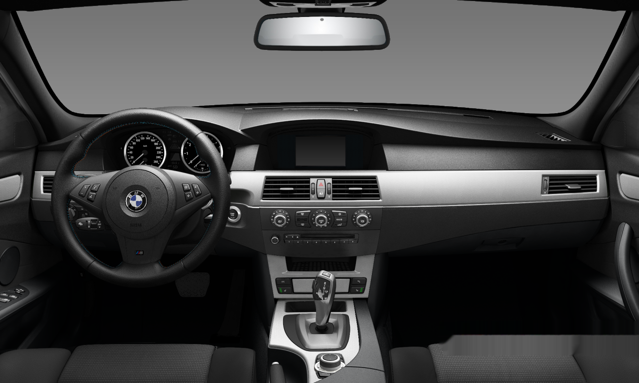 Interior of 2008 BMW 523i (E60 (MUE)), VIN WBANU31000CW58519