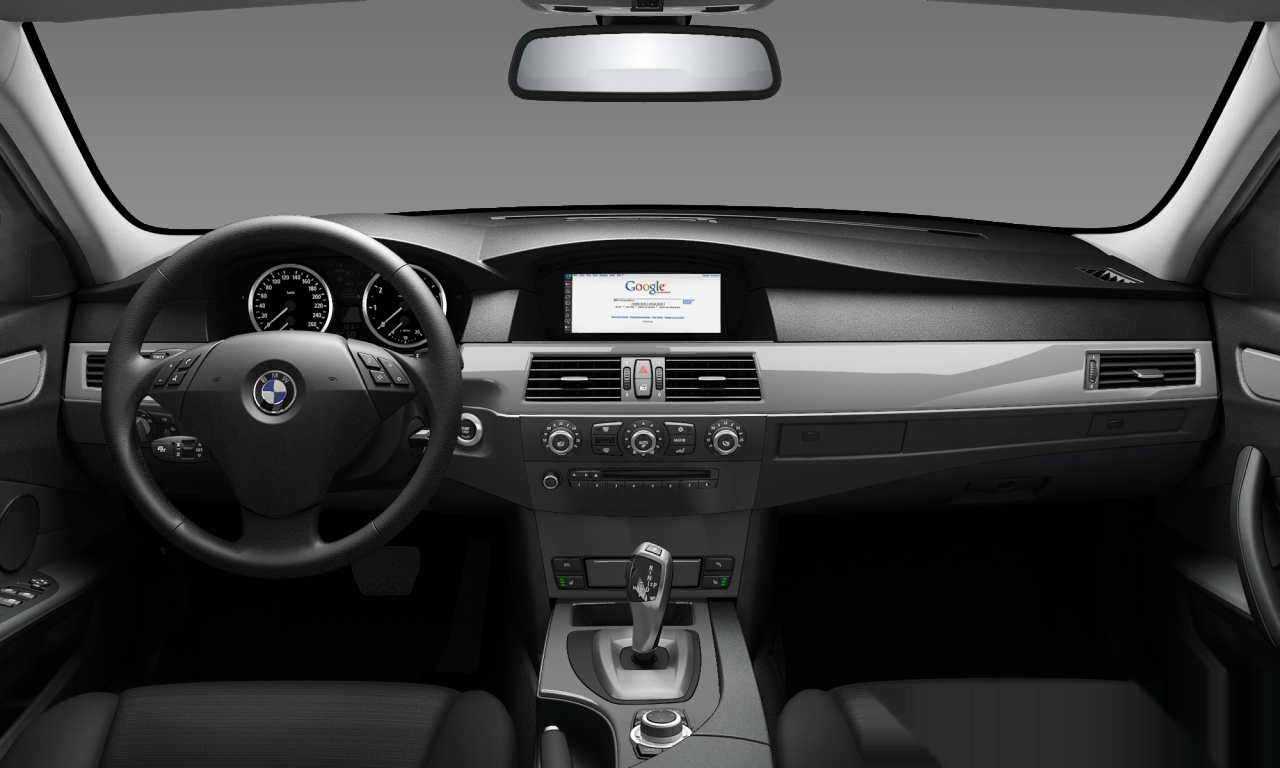 Interior of BMW 523i (E60 (MUE)), VIN WBANU31020C319549