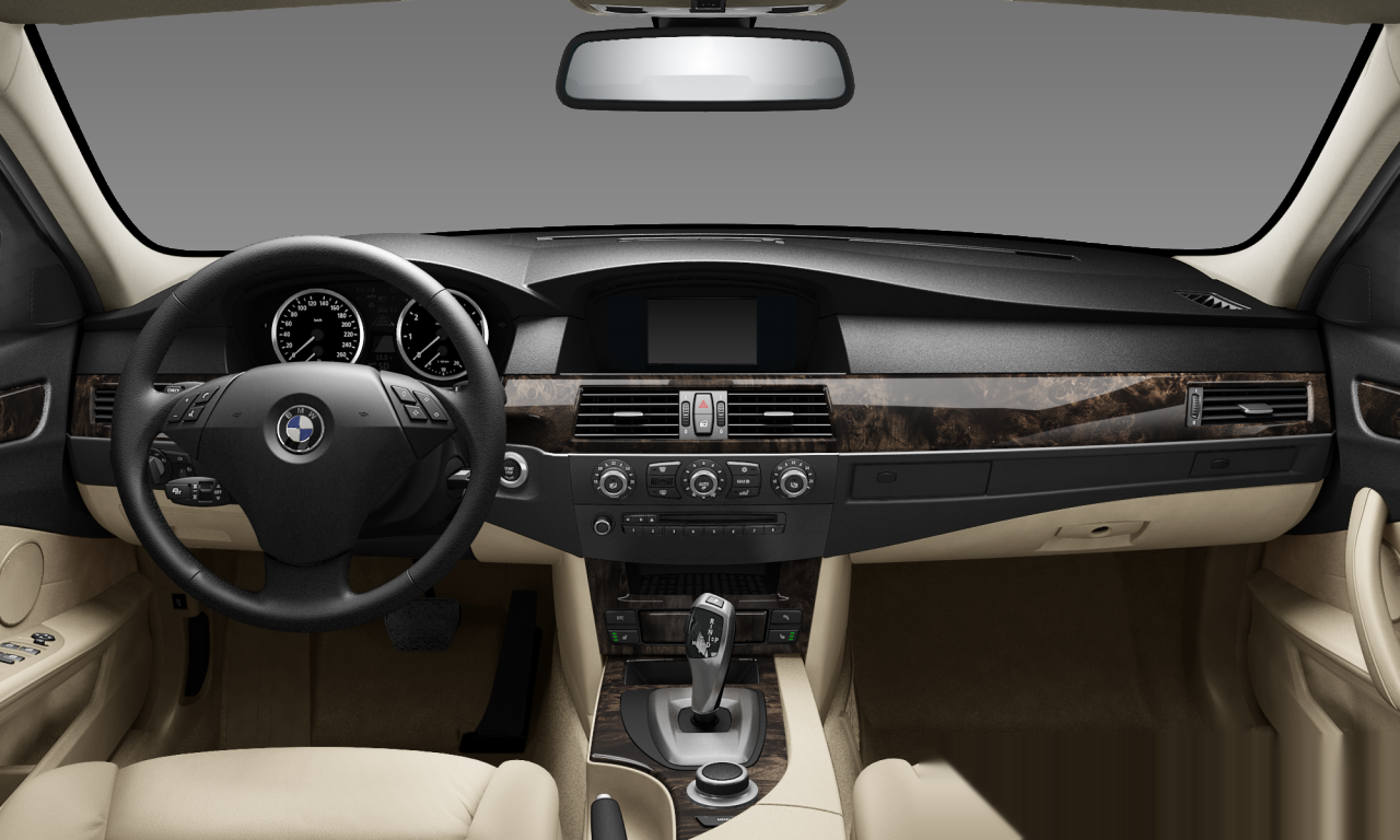 Interior of 2008 BMW 523i (E60 (MUE)), VIN WBANU31030CW57915
