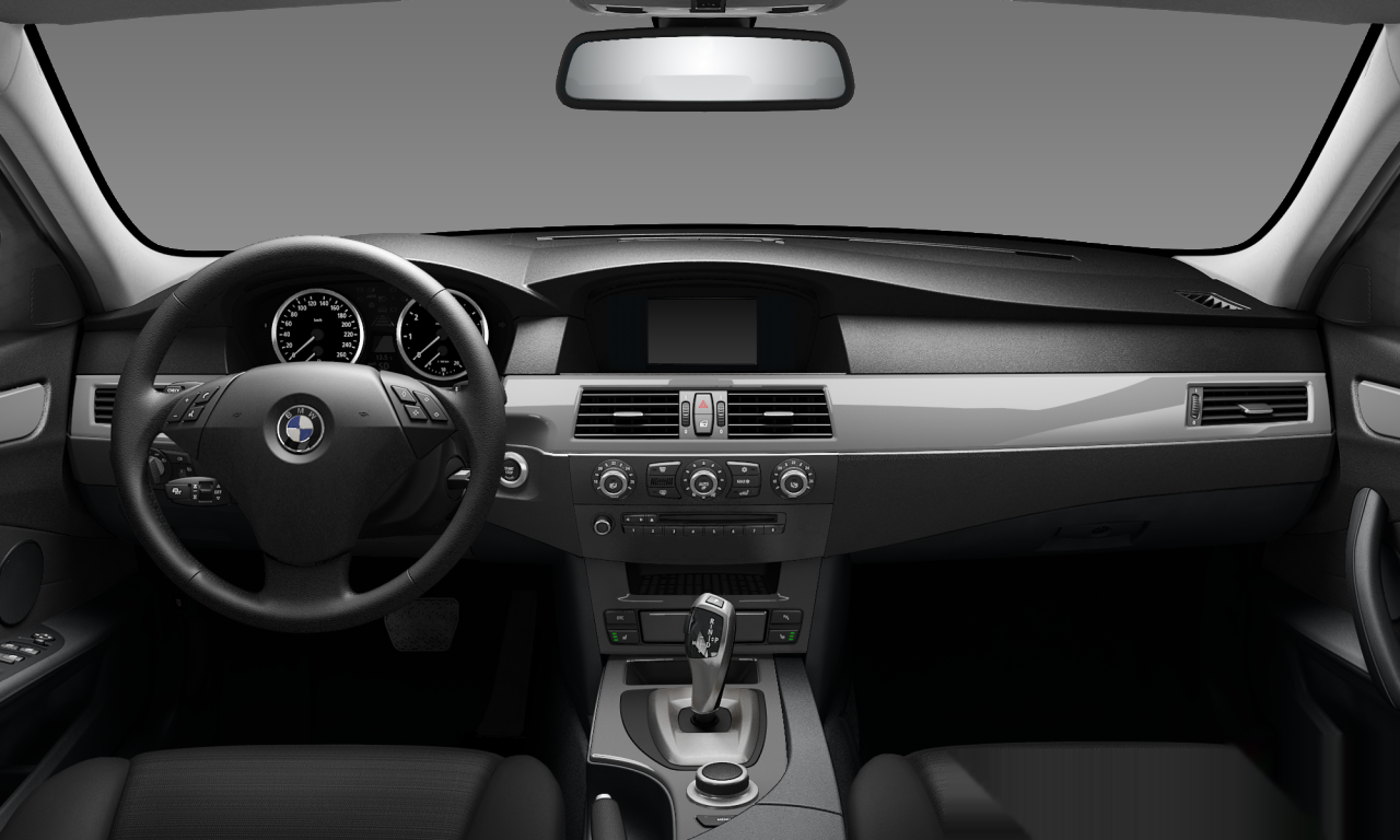 Interior of BMW 523i (E60 (MUE)), VIN WBANU31060CJ28250