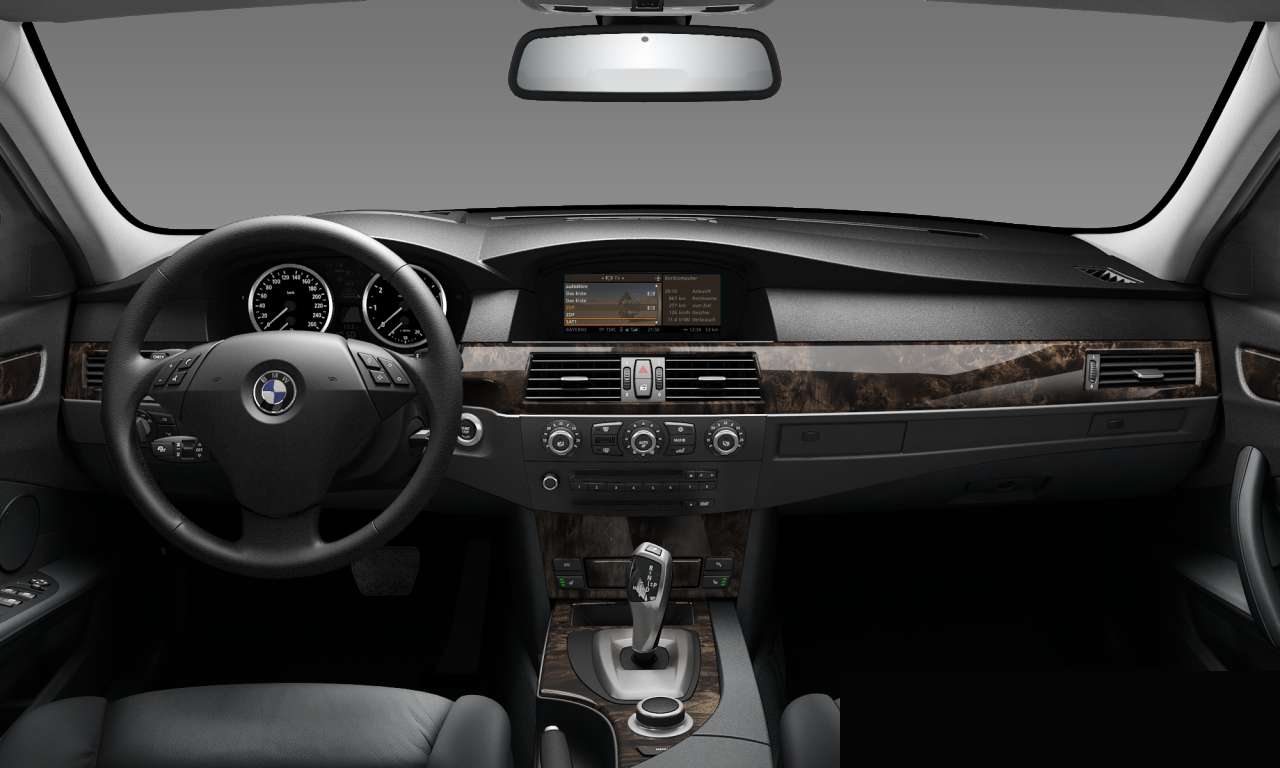 Interior of BMW 525i (E60 (MUE)), VIN WBANU51008C006734