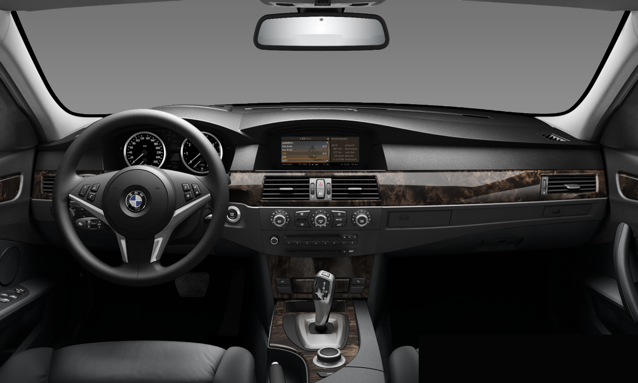 Interior of 2007 BMW 525i (E60 (MUE)), VIN WBANU52030CZ86513