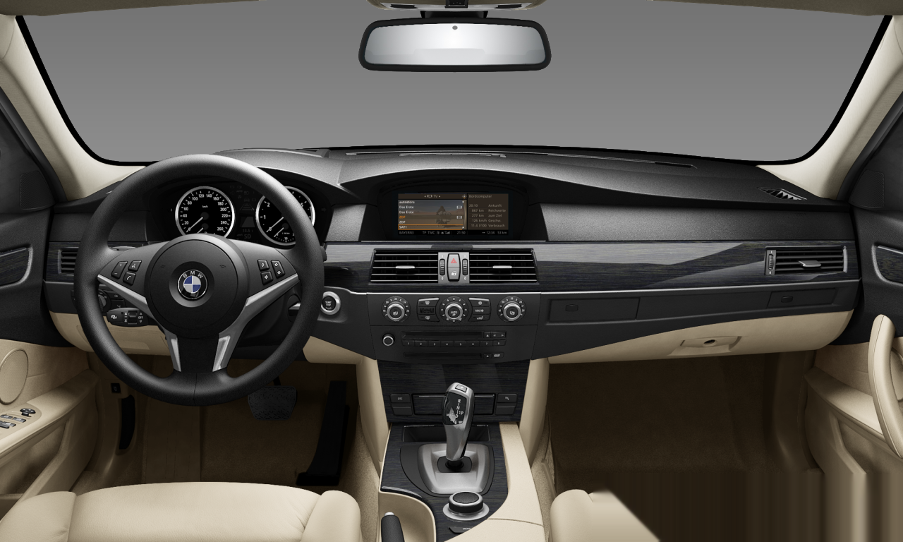 Interior of BMW 525i (E60 (MUE)), VIN WBANU52060CZ89101
