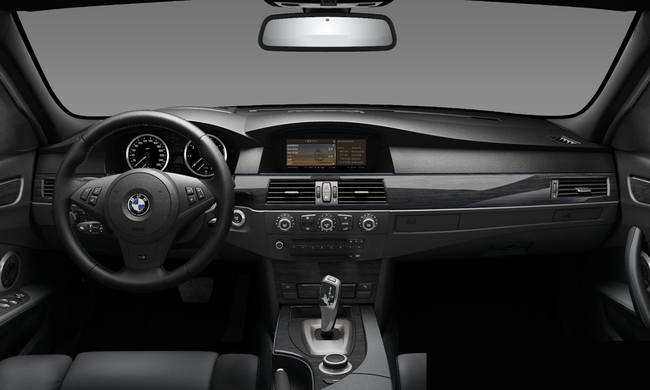 Interior of 2008 BMW 530i (E60 (MUE)), VIN WBANU92080CU37767