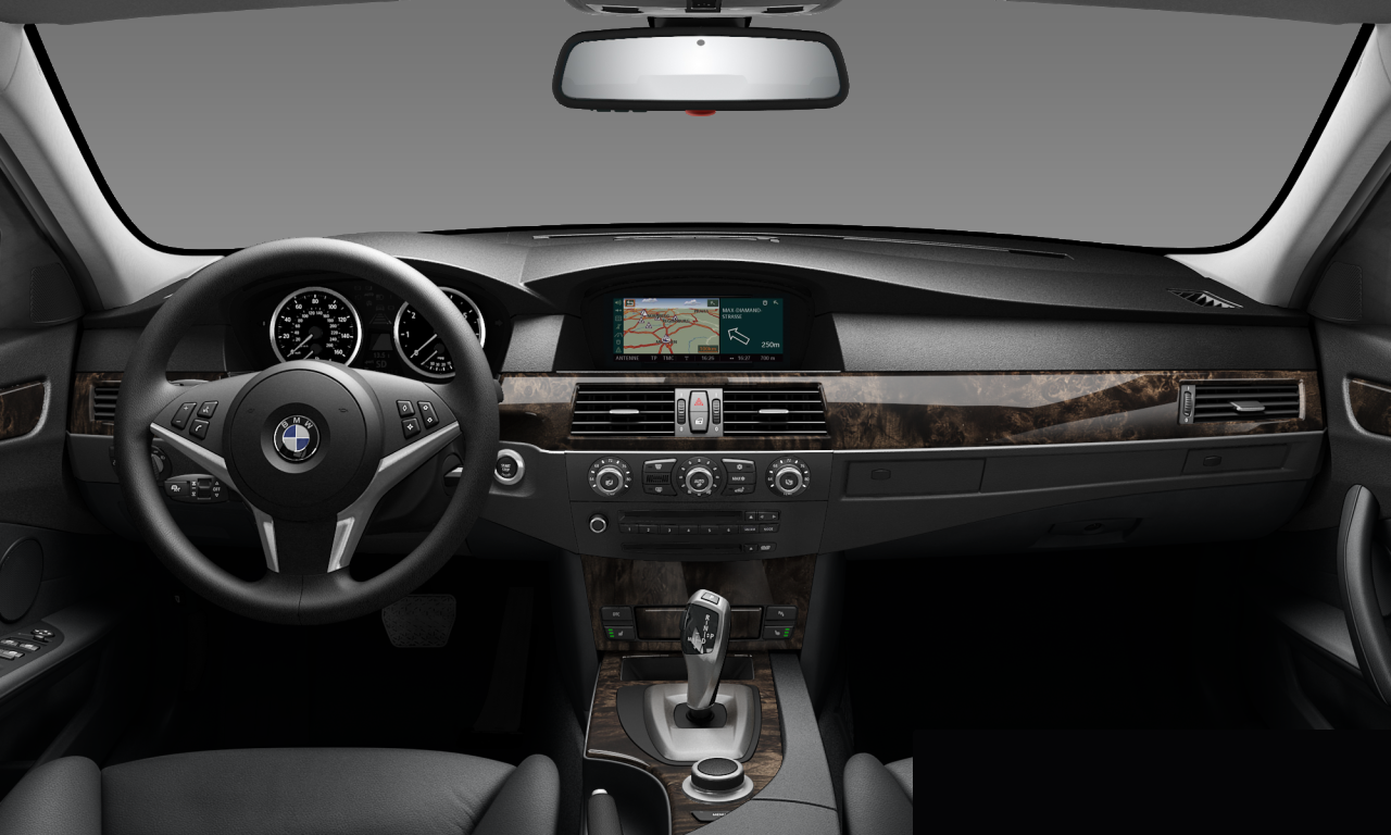 Interior of BMW 550i (E60 (MUE)), VIN WBANW53588CT49102