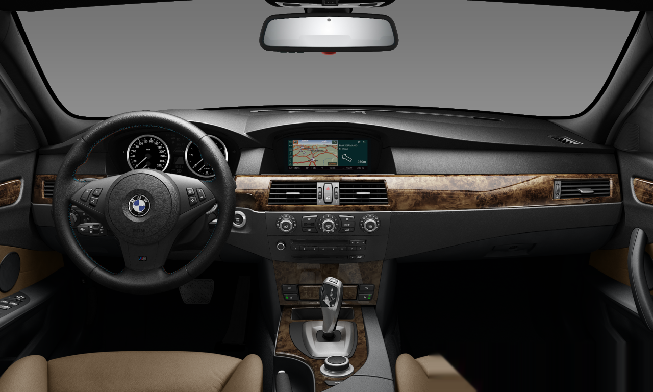 Interior of BMW 520d (E60 (MUE)), VIN WBANX11090CZ96870