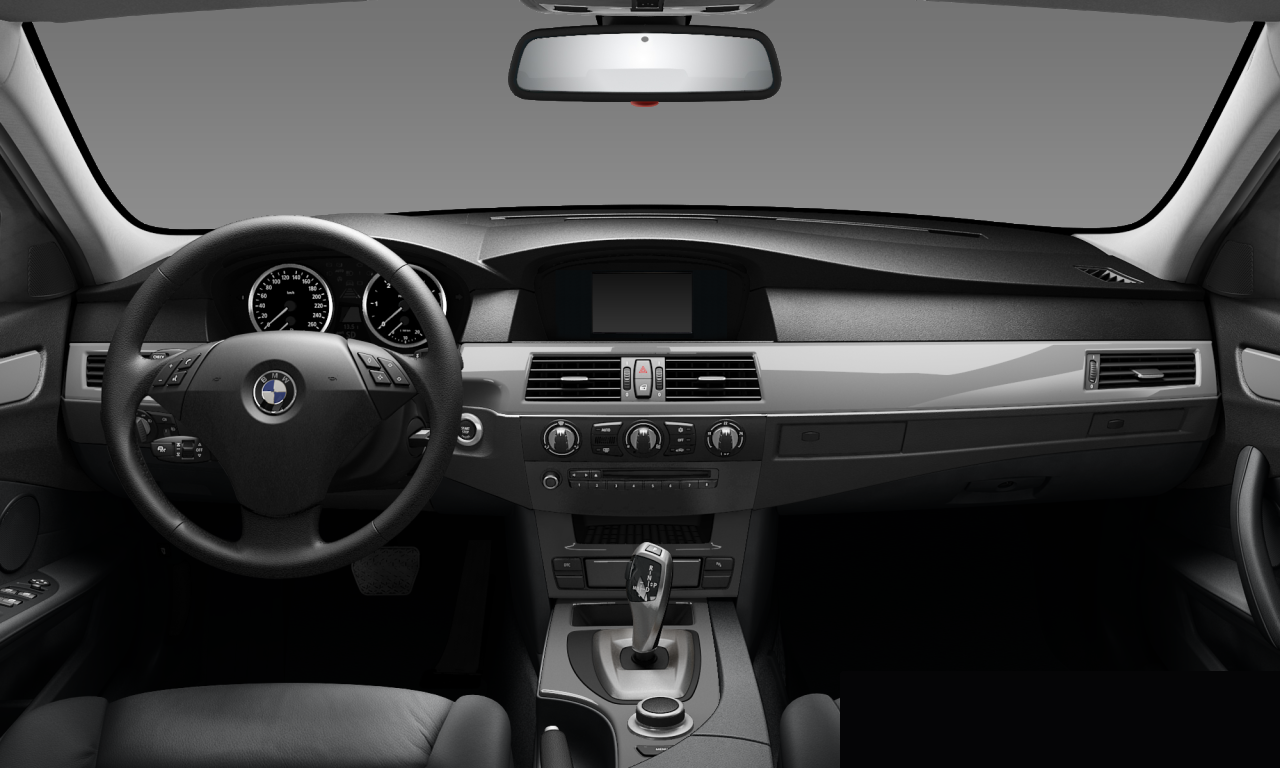 Interior of 2007 BMW 520d (E60 (MUE)), VIN WBANX12040CZ47073