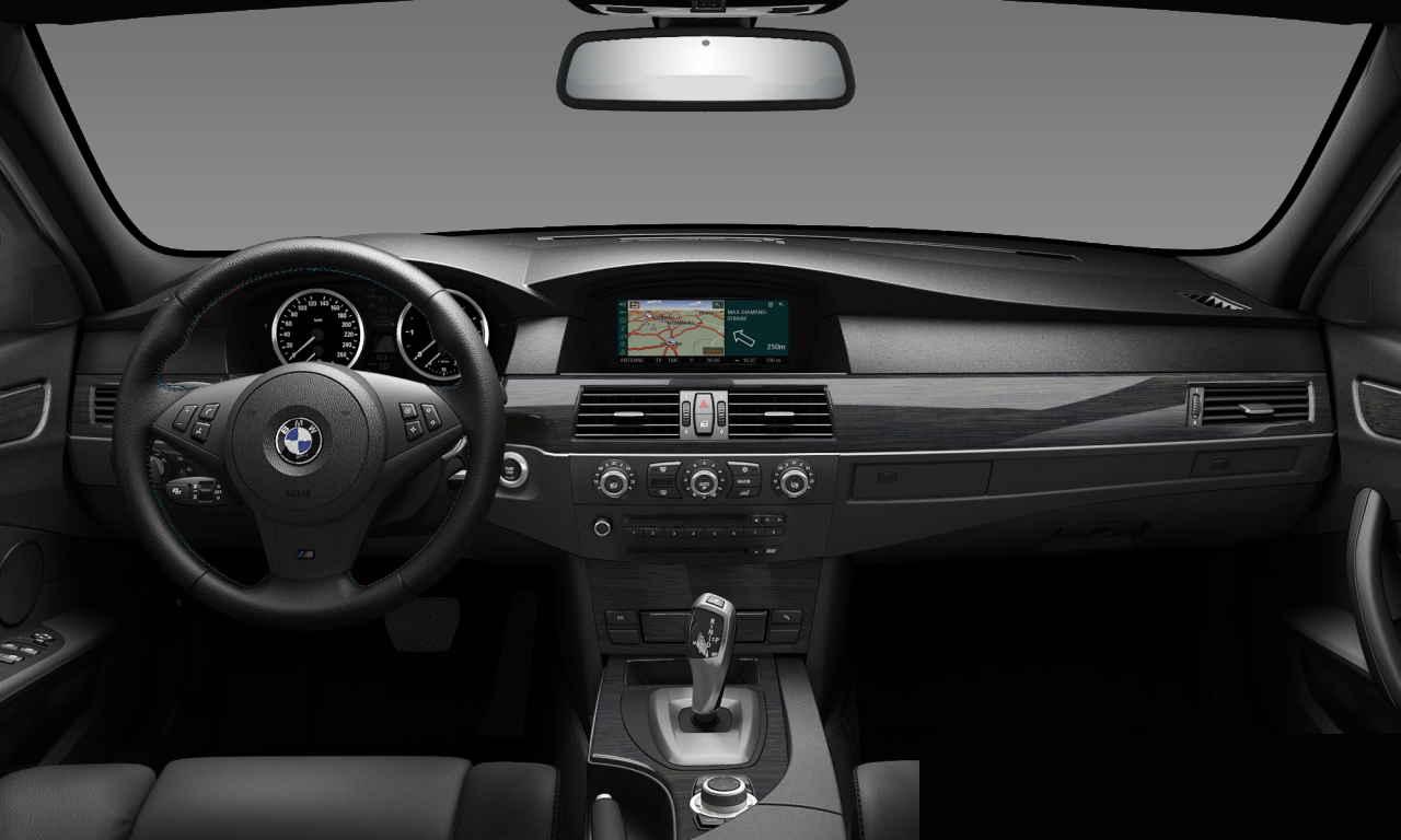 Interior of 2008 BMW 520d (E60 (MUE)), VIN WBANX31020C175072