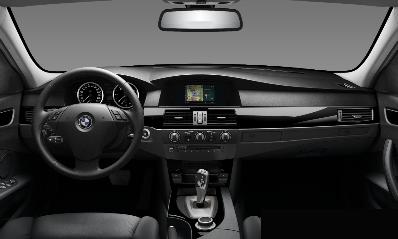 Interior of 2008 BMW 520d (E60 (MUE)), VIN WBANX310X0C048697