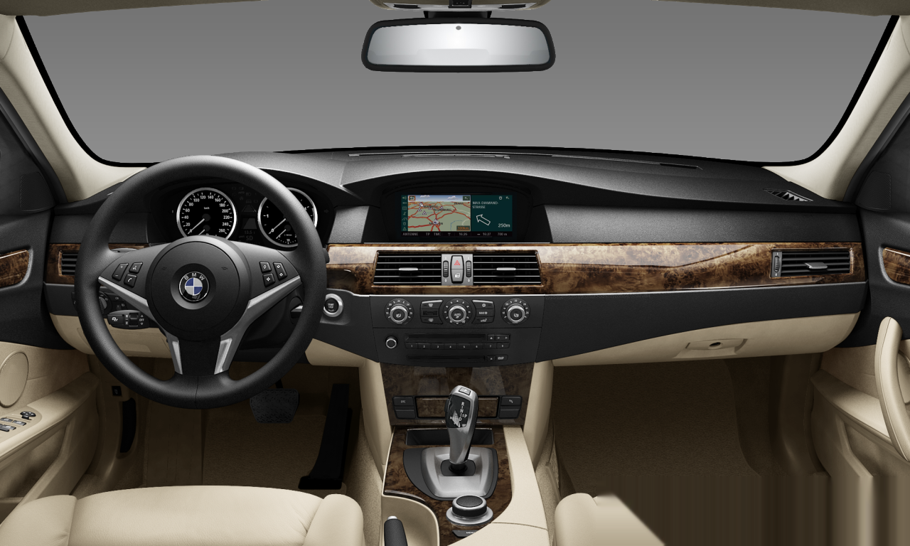 Interior of BMW 520d (E60 (MUE)), VIN WBANX310X0C048716