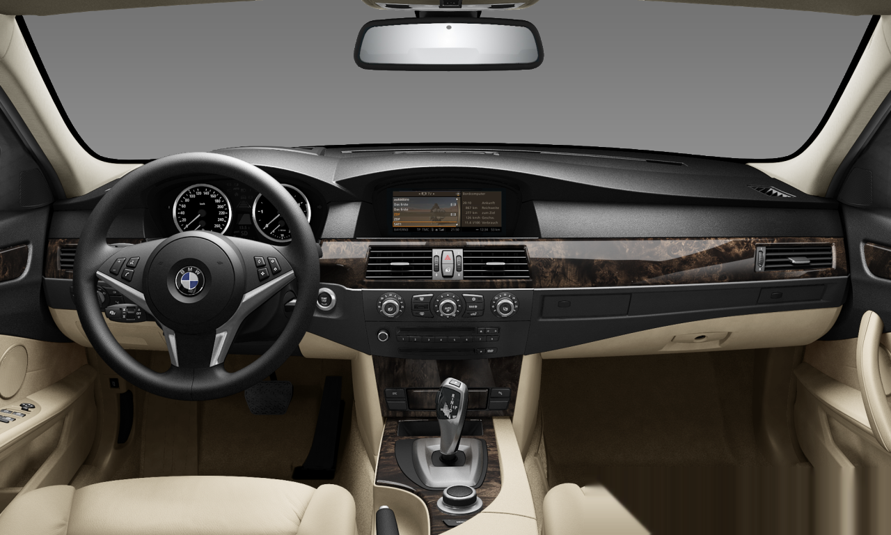 Interior of BMW 520d (E60 (MUE)), VIN WBANX32010CK97856