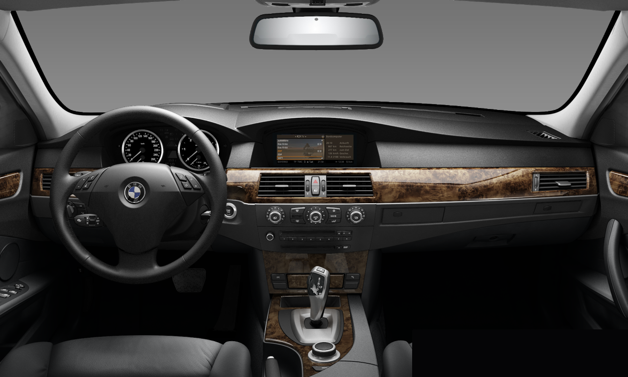Interior of BMW 520d (E60 (MUE)), VIN WBANX32070C069988