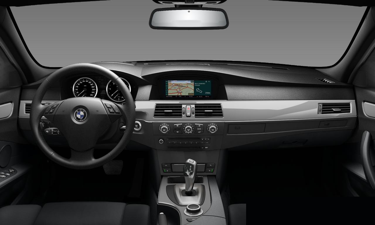 Interior of BMW 525d (E60 (MUE)), VIN WBANX51010CT60046