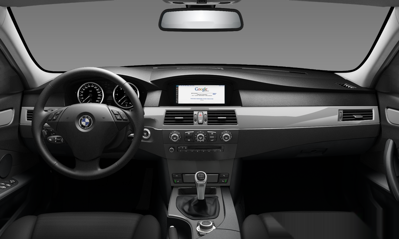 Interior of 2008 BMW 525d (E60 (MUE)), VIN WBANX51070CT40013