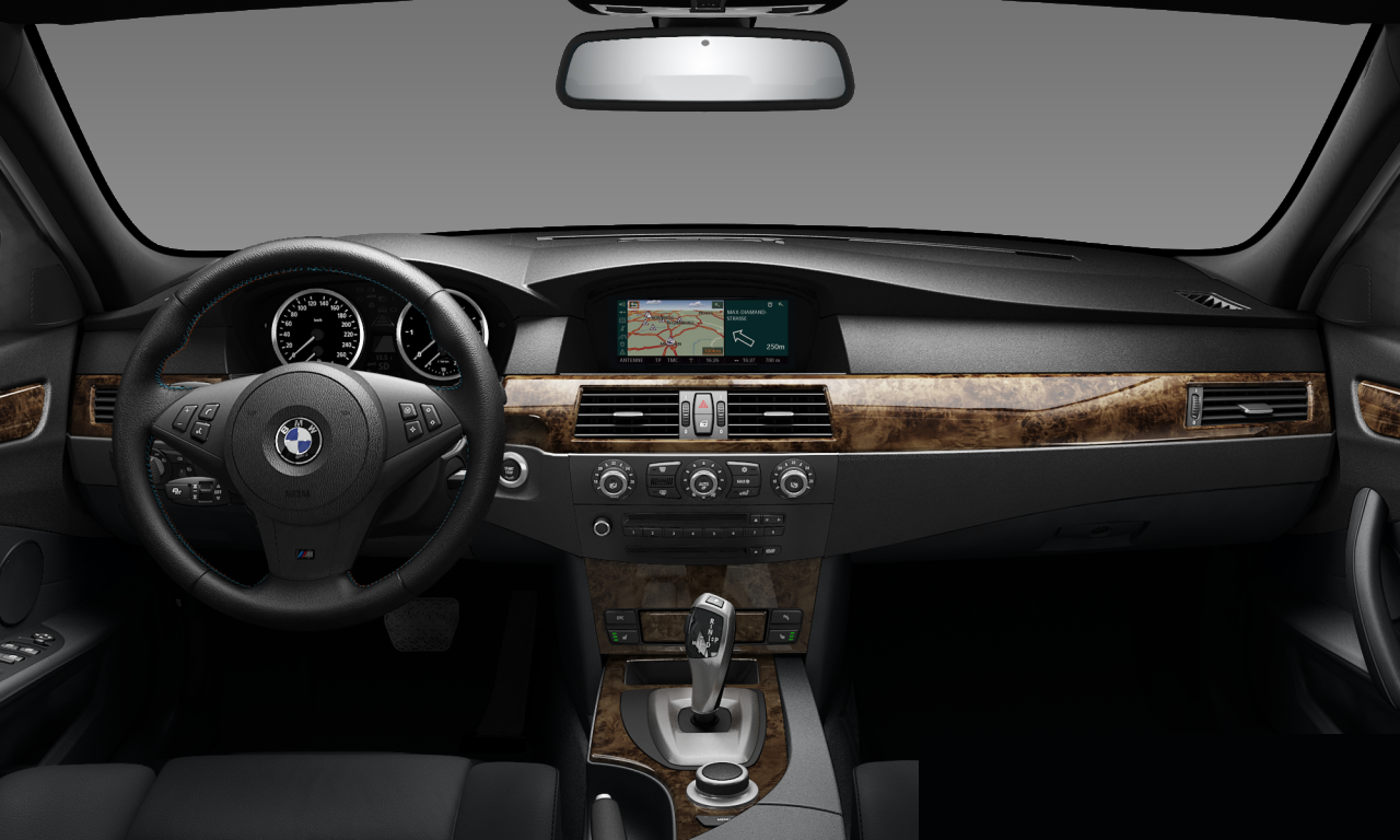 Interior of BMW 525d (E60 (MUE)), VIN WBANX51070CT58740