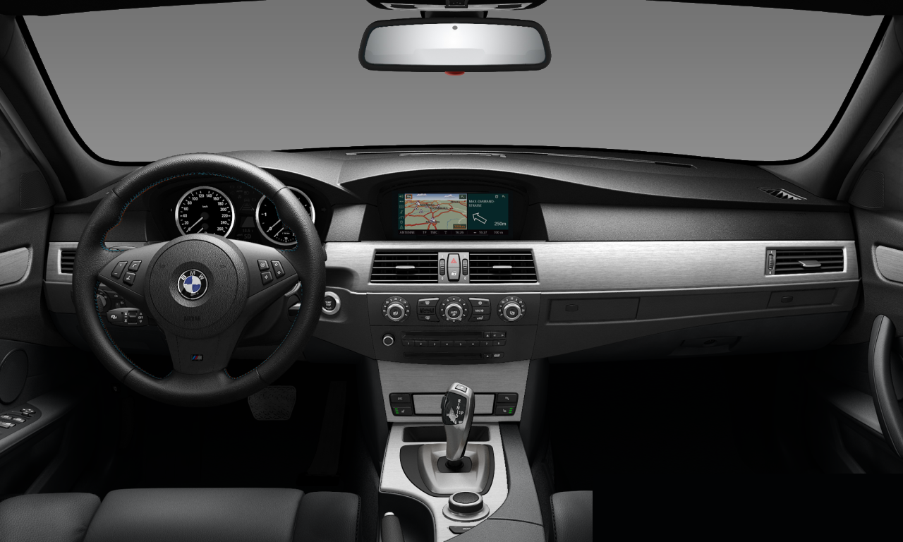 Interior of 2007 BMW 525d (E60 (MUE)), VIN WBANX52000CW82885