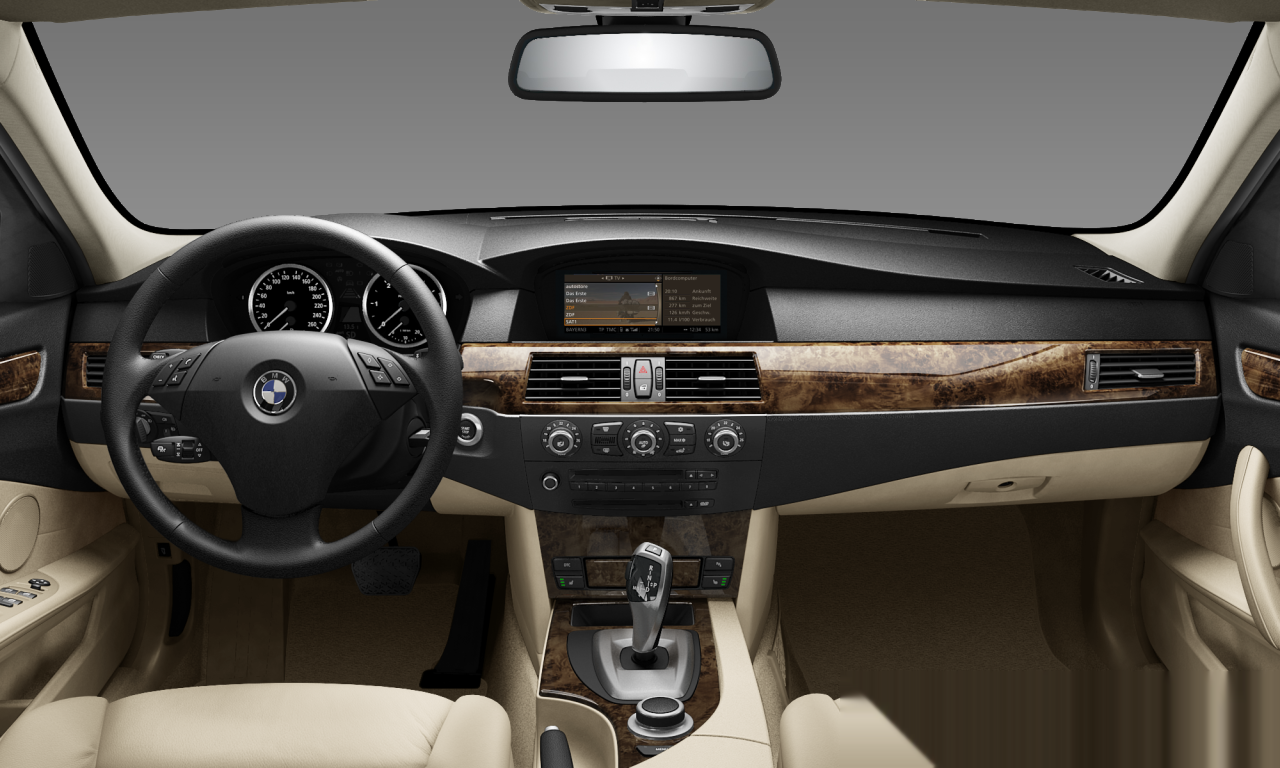 Interior of 2007 BMW 530d (E60 (MUE)), VIN WBANX71030CS62079