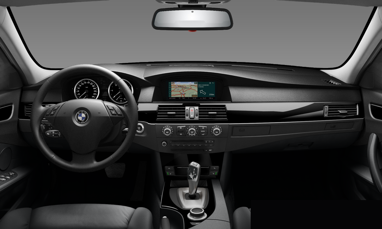 Interior of BMW 530d (E60 (MUE)), VIN WBANX71030CS66634