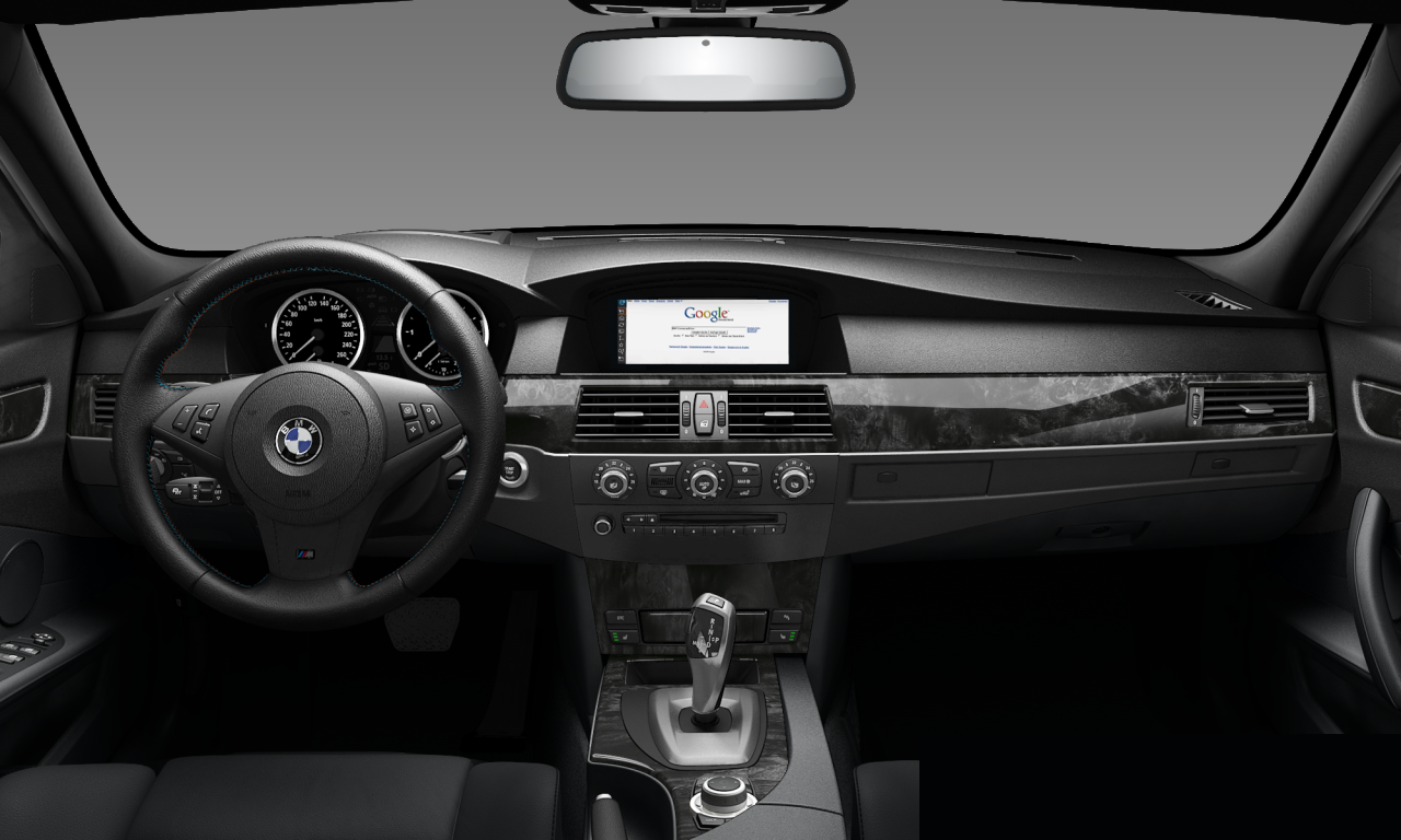 Interior of BMW 530d (E60 (MUE)), VIN WBANX71030CS70036