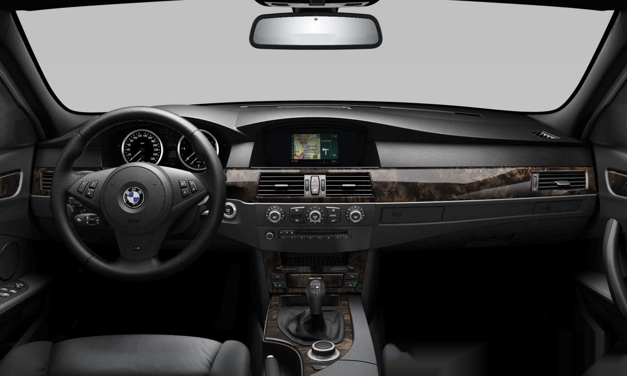 Interior of BMW 530d (Sedan (4 Doors)), VIN WBANX71040CS43301