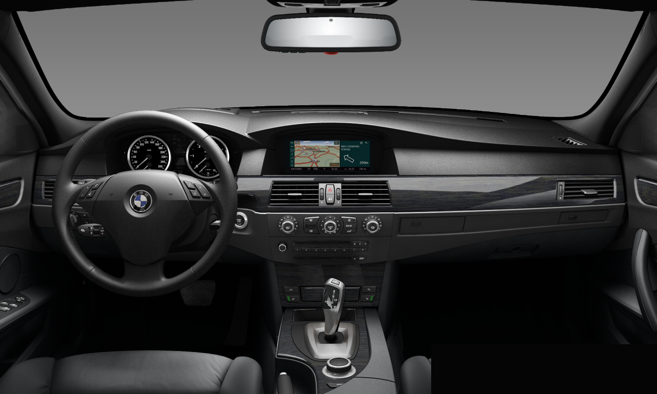 Interior of 2007 BMW 530d (E60 (MUE)), VIN WBANX71080CS62059