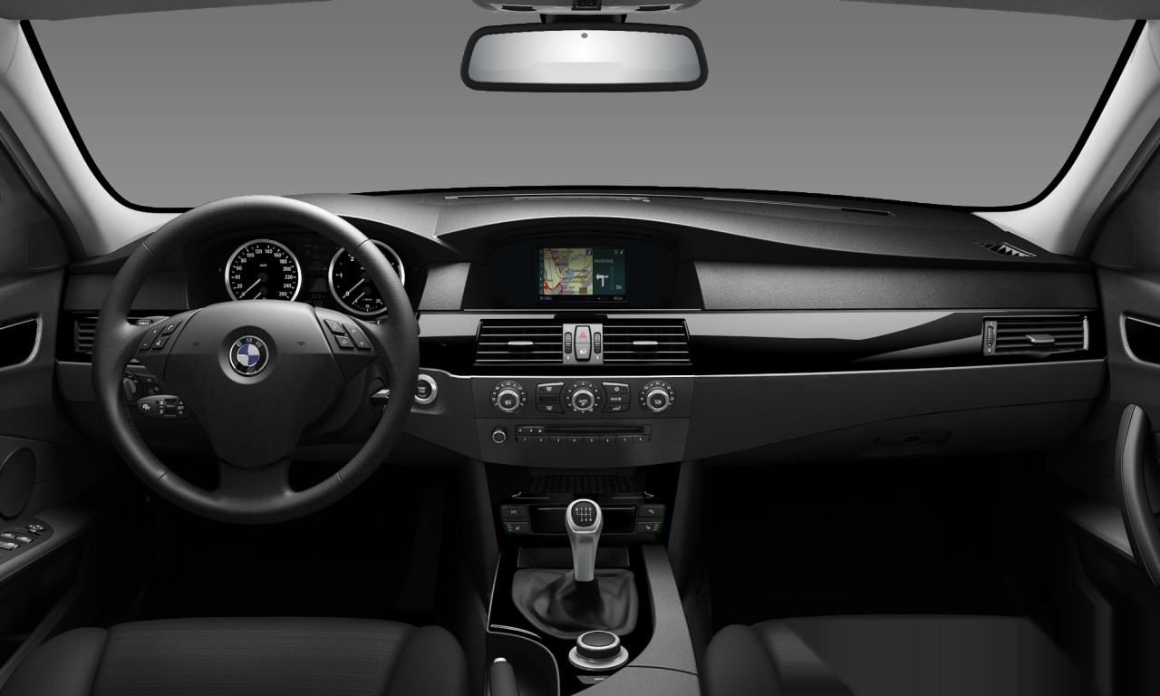 Interior of 2008 BMW 530d (E60 (MUE)), VIN WBANX71090CS43603