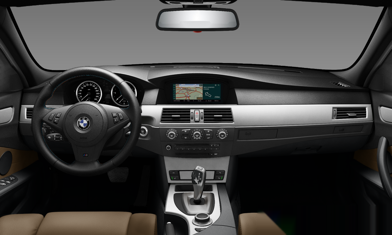 Interior of BMW 530d (E60 (MUE)), VIN WBANX710X0CS66386