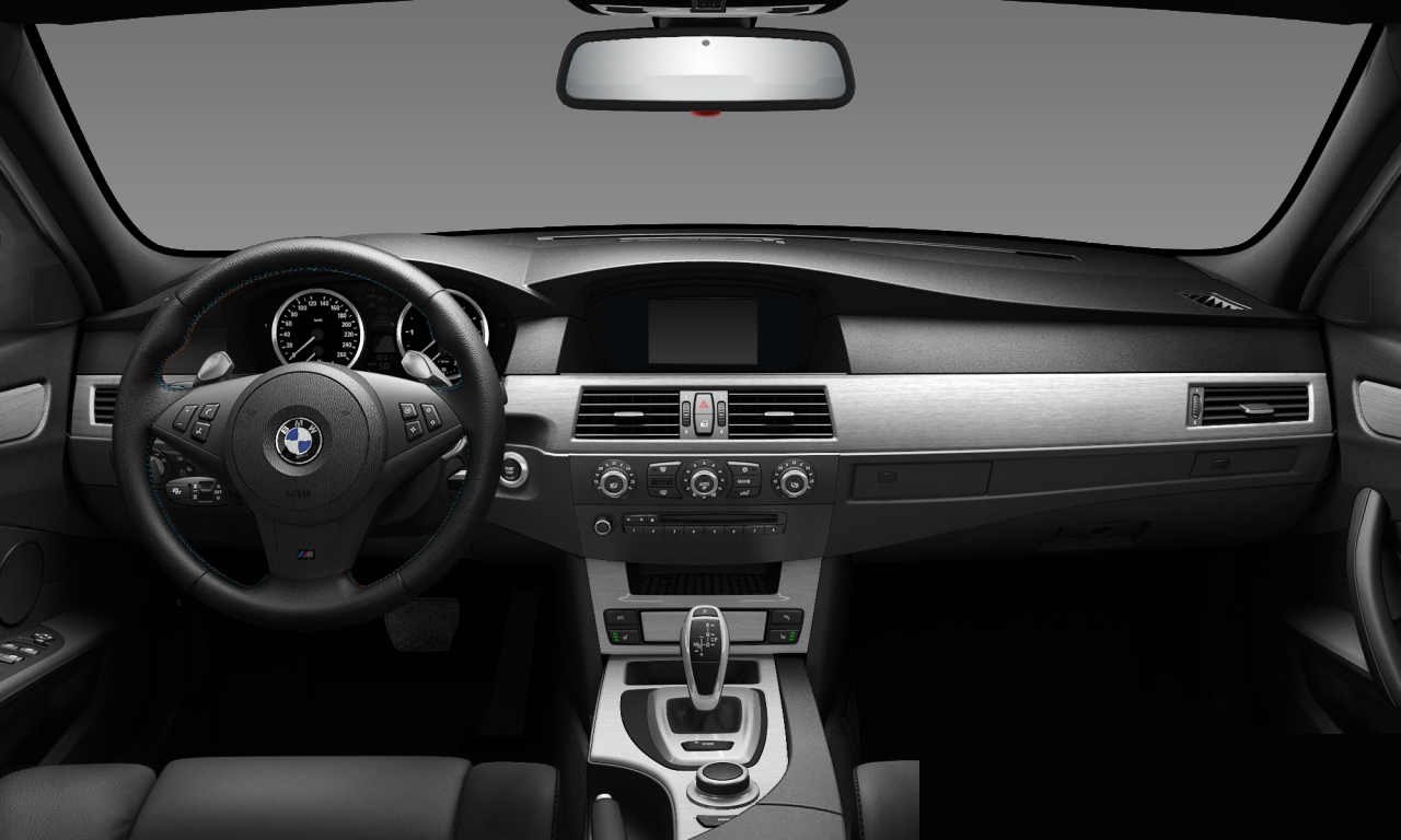 Interior of BMW 530d (E60 (MUE)), VIN WBANX72040C000215