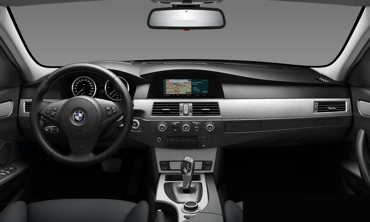 Interior of 2007 BMW 535d (E60 (MUE)), VIN WBANX91030CU45915