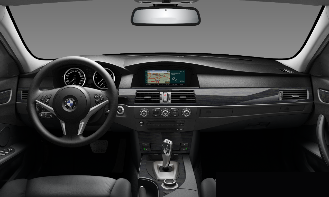 Interior of BMW 525xd (E60 (MUE)), VIN WBANY51040CW87974
