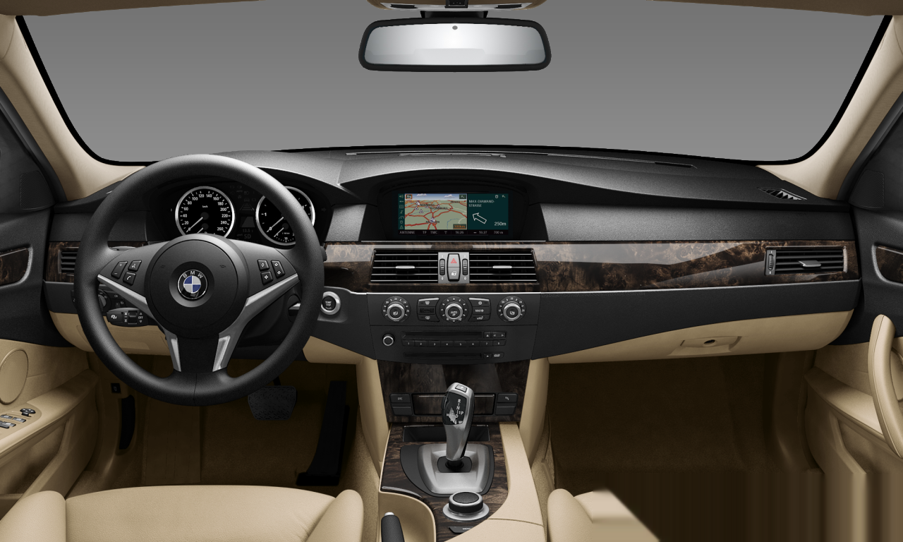 Interior of 2007 BMW 530xd (E60 (MUE)), VIN WBANY71010CT68625