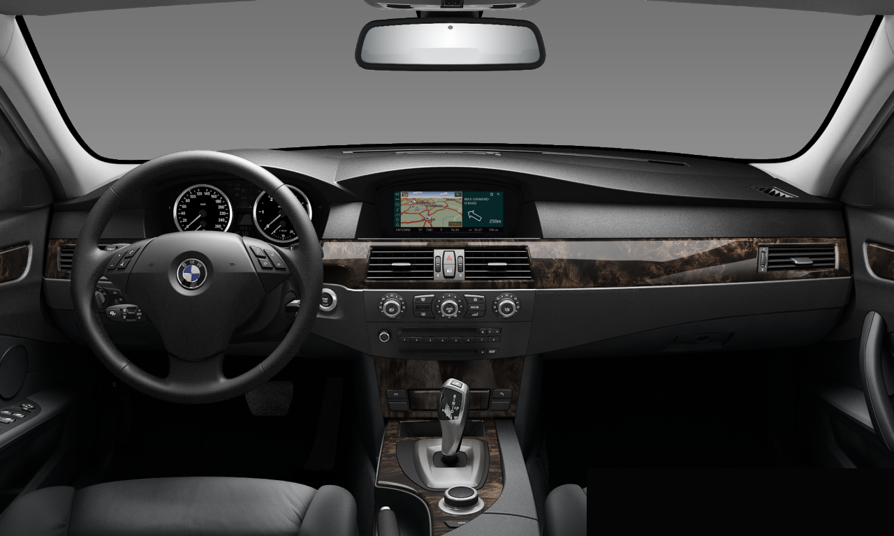 Interior of BMW 530xd (E60 (MUE)), VIN WBANY71020CT68231