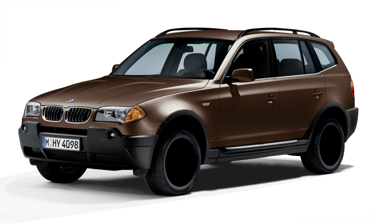 Exterior of 2004 BMW X3 2.5I (E83), VIN WBAPA72090WB63499