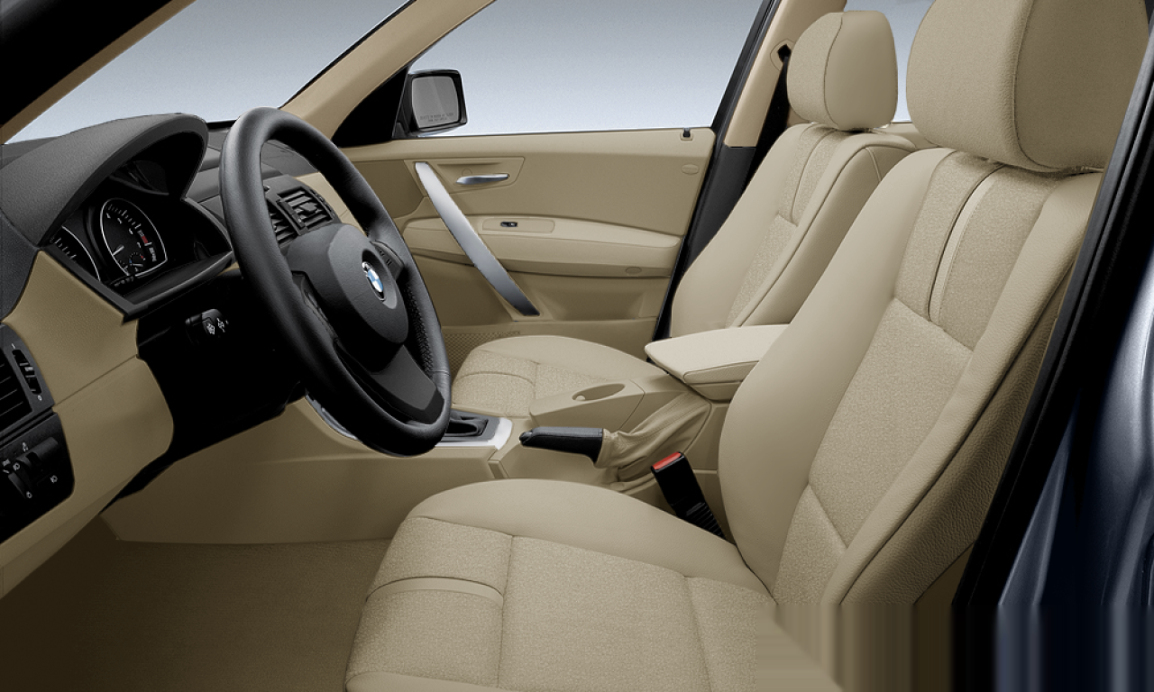 Interior of BMW X3 2.0d (E83), VIN WBAPB11010WE18058