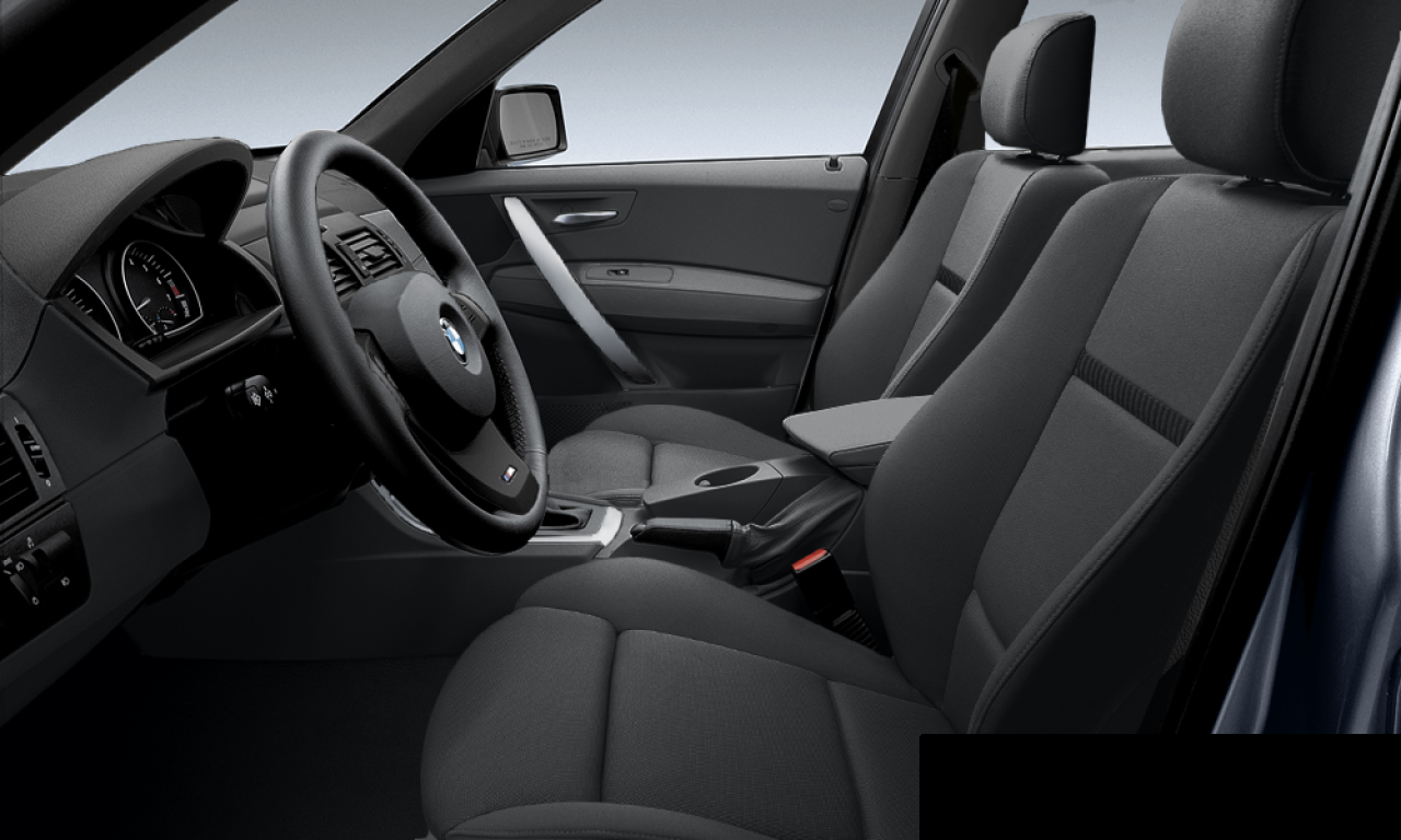 Interior of BMW X3 2.0d (E83), VIN WBAPB11040WH04373
