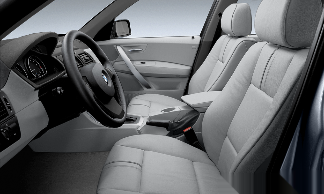 Interior of BMW X3 2.0d (E83), VIN WBAPB11040WH06768