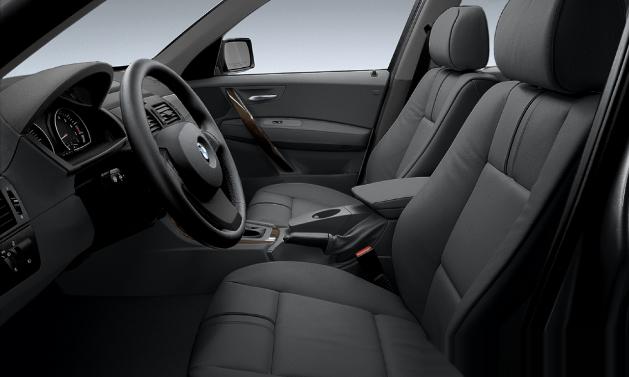 Interior of BMW X3 2.0d (E83), VIN WBAPB11080WH07292