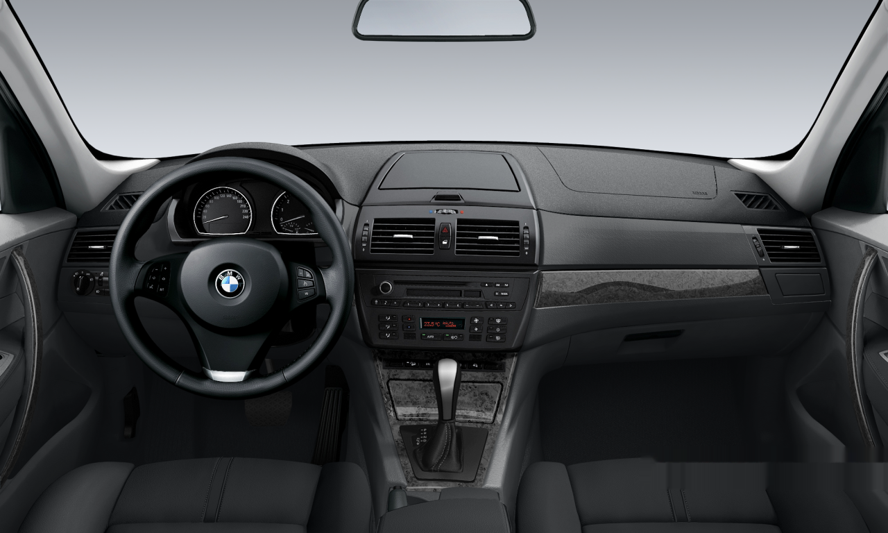 Interior of BMW X3 2.5si (E83 (MUE)), VIN WBAPC72030WG62924