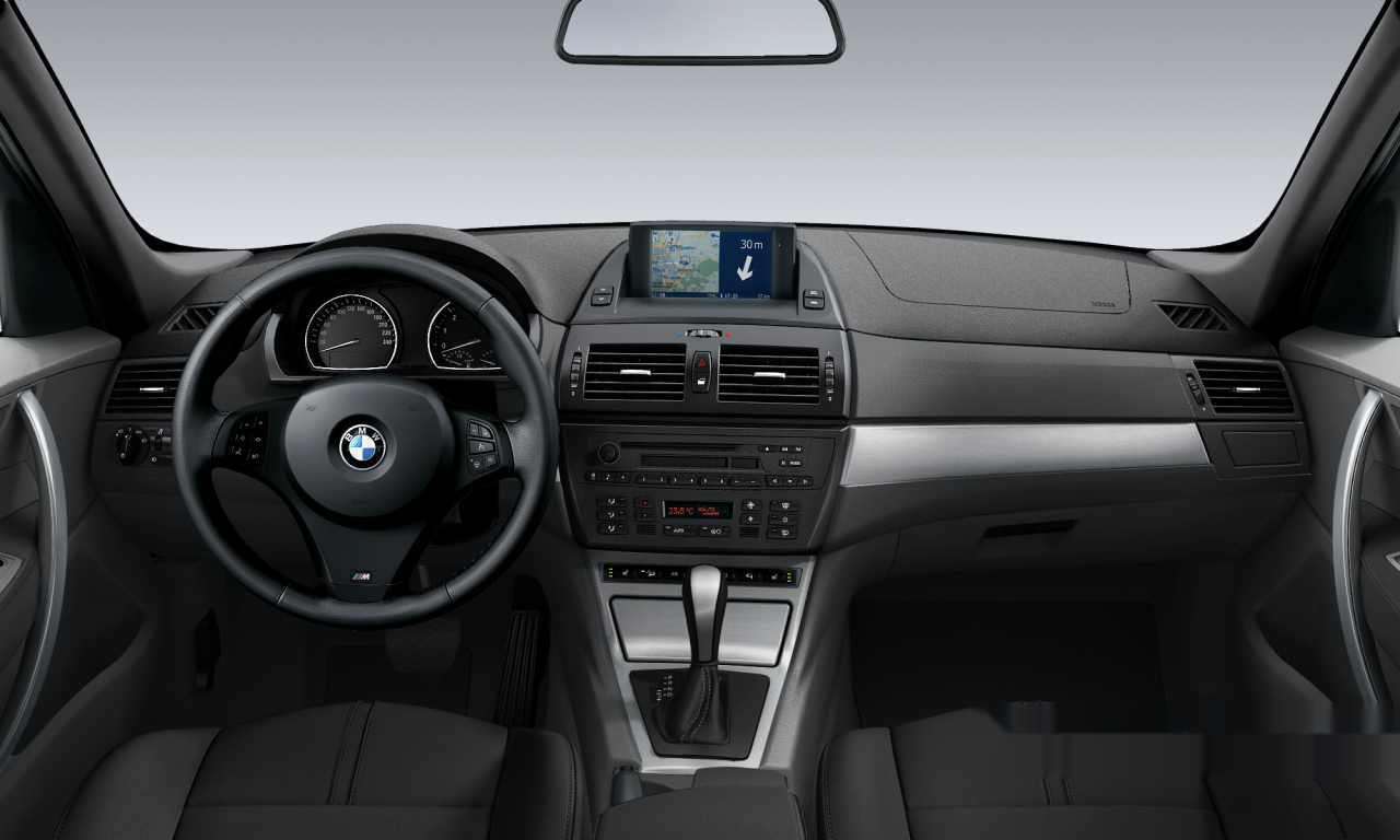 Interior of 2007 BMW X3 3.0si (E83 (MUE)), VIN WBAPC91000WD89633