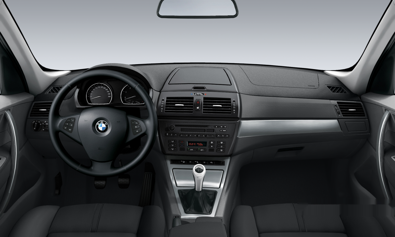 Interior of 2007 BMW X3 2.0d (E83 (MUE)), VIN WBAPD11020WF90593