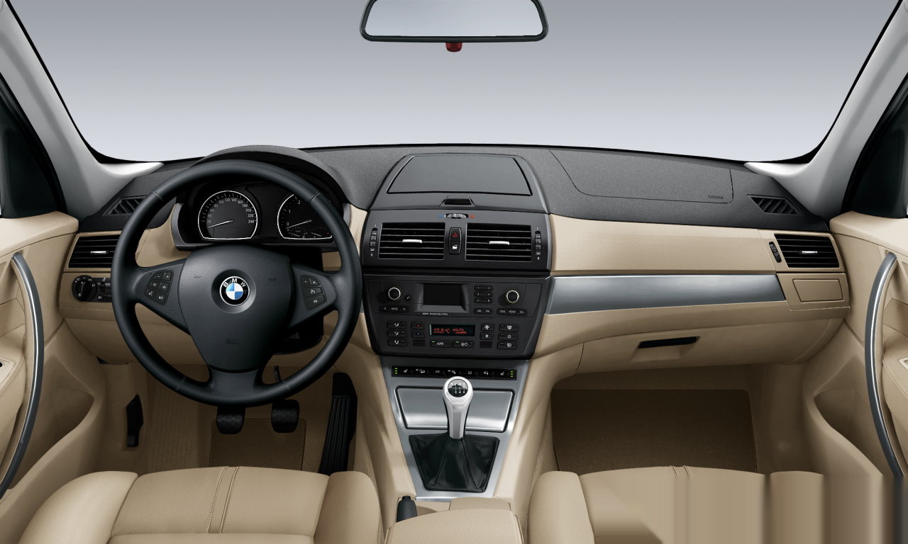 Interior of BMW X3 2.0d (E83 (MUE)), VIN WBAPD11040WH69847
