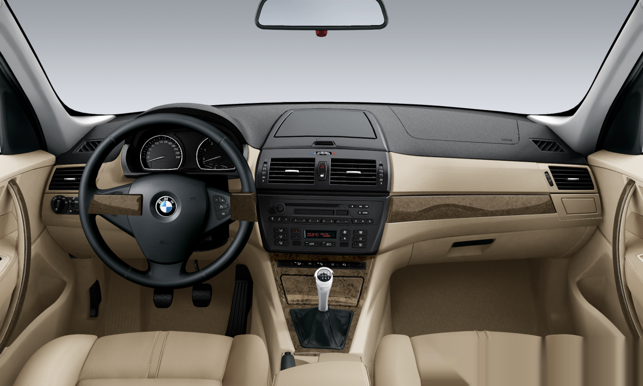 Interior of BMW X3 2.0d (E83 (MUE)), VIN WBAPD120X0WG51185