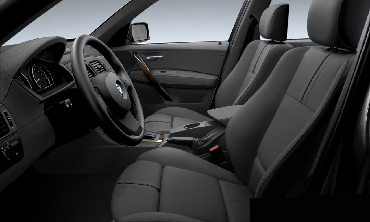 Interior of BMW X3 3.0d (E83), VIN WBAPD51030WD60360