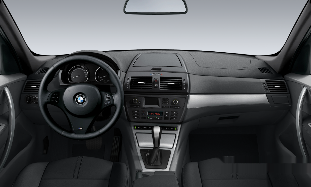 Interior of BMW X3 3.0sd (E83 (MUE)), VIN WBAPD71070WF57804