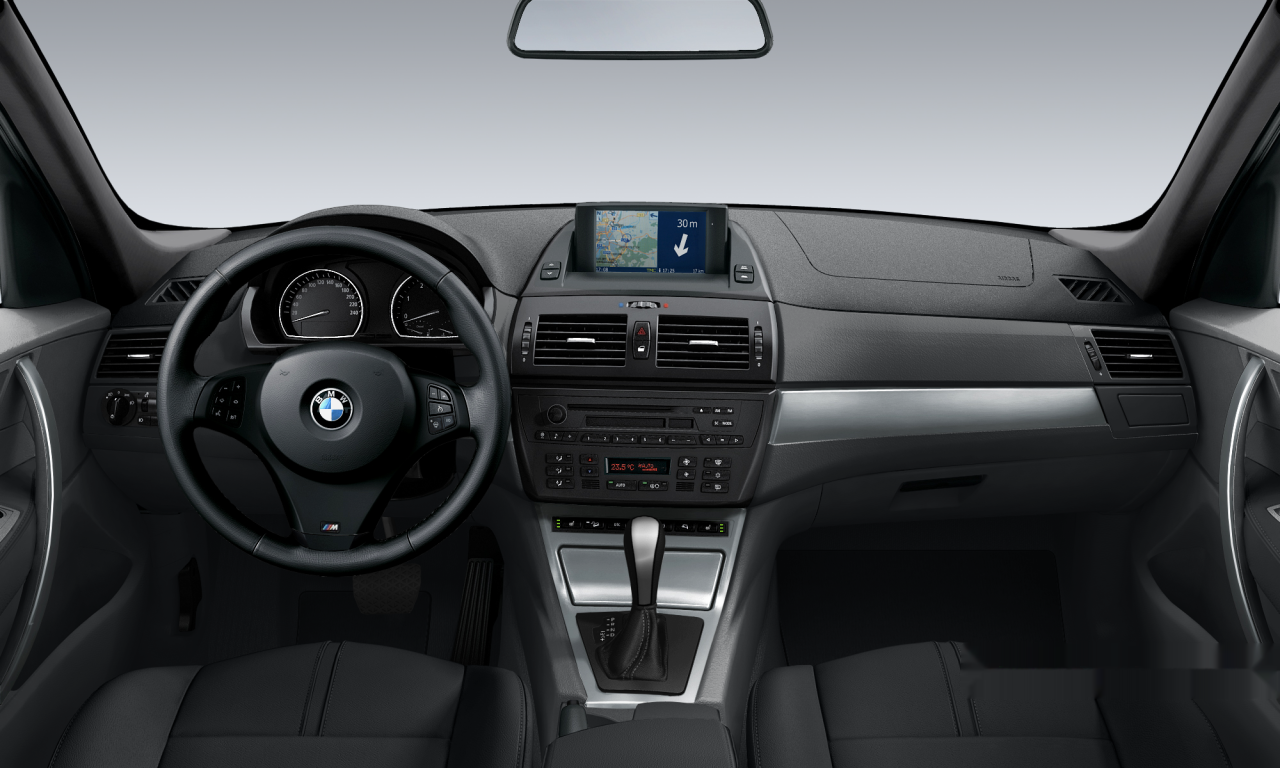 Interior of BMW X3 3.0sd (E83 (MUE)), VIN WBAPD710X0WF50829