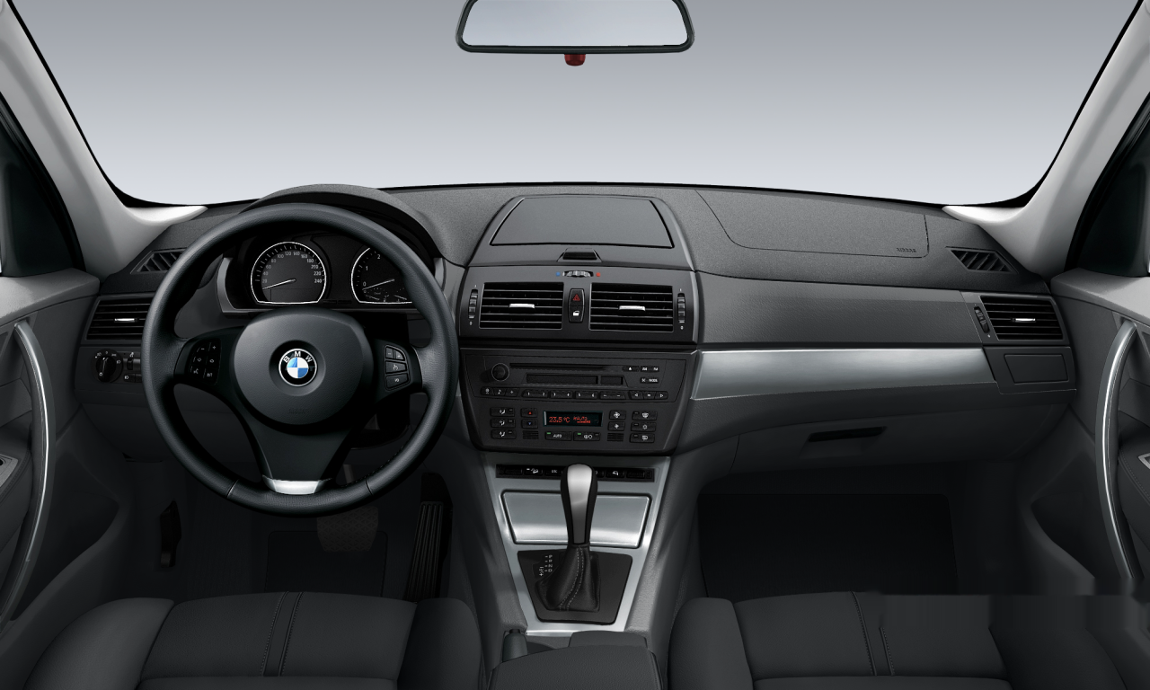 Interior of 2007 BMW X3 3.0d (E83 (MUE)), VIN WBAPD91010WG37756