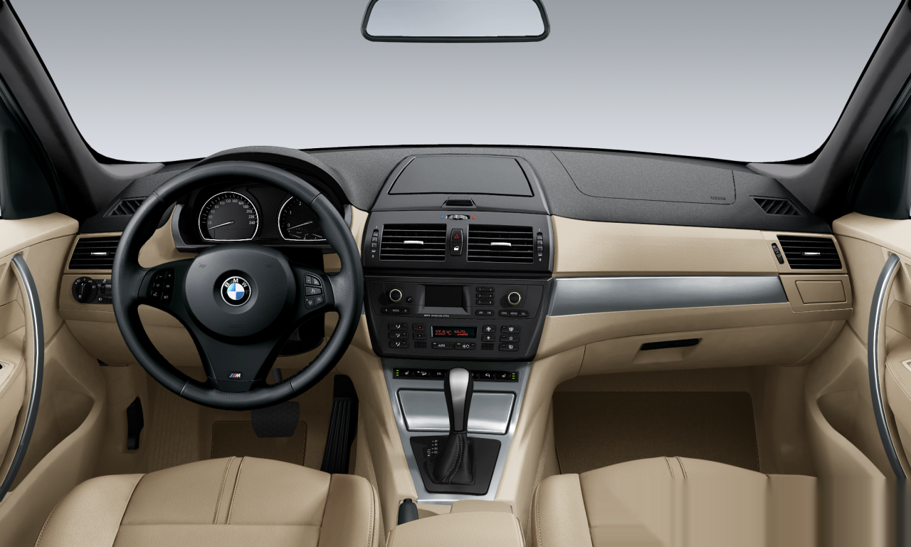 Interior of BMW X3 3.0d (E83 (MUE)), VIN WBAPD91030WH72219
