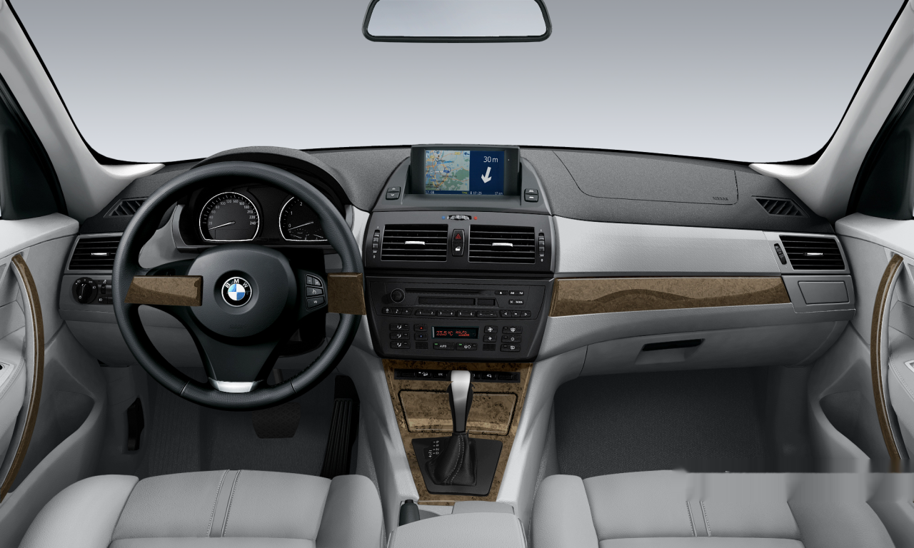 Interior of 2007 BMW X3 3.0d (E83 (MUE)), VIN WBAPD91070WG38068