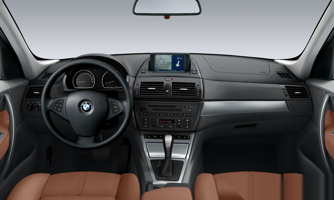 Interior of BMW X3 3.0d (E83 (MUE)), VIN WBAPD910X0WG44642